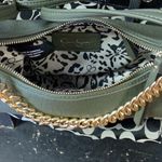 Jessica Simpson  olive tone purse, gold chain Photo 1