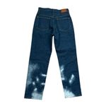 J.Crew Slouchy Boyfriend Jean in Outlaw Bleach Splatter Wash | Dark Blue | 26 Photo 4