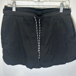 Athleta Women's Crest Skort Skirt Black Active Tennis Swim Pickleball Size 10 Photo 0