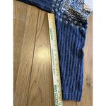 Tiara International Fair Isle Cardigan‎ Women Measured Blue Nordic Christmas VTG Size undefined Photo 5