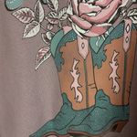 Howdy Bling Rhinestone Lavendar Sweatshirt size M Purple Size M Photo 2