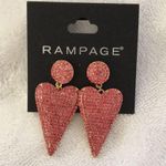 Rampage New  Crystal Hearts Earrings Photo 1