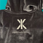 Women's Gray Velour Jumpsuit Size XXS Photo 3