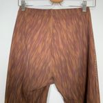 House Of CB Erin Mesh Chocolate Brown Print Flare Pants Womens Small Photo 10