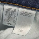 Lucky Brand  women’s traveler cut off dark denim short 16/33 5 button front nwt Photo 12