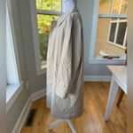 Vintage London Fog Khaki Tan Faux Fur Lined Trench Coat Sz 40 Reg Medium Large Photo 3