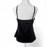 VINTAGE 90'S BLACK SATINY CAMI TANK NY &‎ COMPANY SIZE MEDIUM. Photo 4