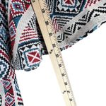 Sweet Sinammon Jacket L Multicolor Woven Aztec Open Bell Sleeves Boho Western White Size L Photo 8