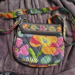 Vera Bradley  Crossbody Bag Floral Quilted Lightweight Travel‎ Purse Photo 0