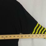 The Ragged Priest  Striped Mind Control Long Sleeve Layered Mens XS Black Yellow Photo 4
