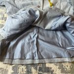 Kate Hill  Light Gray Blue Suede Leather Jacket Photo 4
