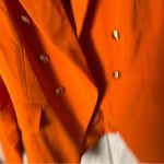 Sincerely Jules Orange Women's Blazer Sz L NWT Size L Photo 2