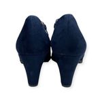 Journee Collection new  ᪥ Sanzi Zipper Ankle Booties ᪥ Navy Vegan Suede ᪥ 8.5M Photo 3