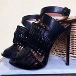 A.L.C. Auth. ALAÏSnakeskin Embossed Strappy Heels Photo 6