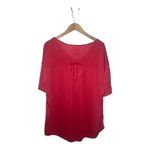 Chinese Laundry New York Laundry Top Women 3XL Plus Size Pink Modal Blend Gold Button Casual Photo 1