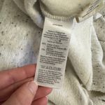 Madewell ‎ MWL Mock Neck Gray Speckled Fleece Sweatshirt Size Large Photo 6