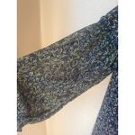 CeCe  blue floral long sleeve shift dress size XL with peplum hem Photo 1