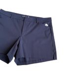 Old Navy Women’s High Waist Pixie Trouser Shorts Plus Size 22 Navy Twill Stretch Photo 4