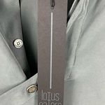 LOTUS EATERS Gray Long Sleeves Asymmetrical Hem The Emerald Tunic, Size Small Photo 4