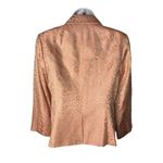 Laundry by Shelli Segal Blazer Jacket Pink Gold Paisley Brocade Career Size 6 Photo 1