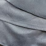 Azazie  Floral Fit & Flare Dress Lace Illusion Chiffon Sweetheart Navy Medium Photo 2