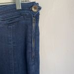 Anthropologie Pilcro & The Letterpress Dark Blue Slit Front Jeans Photo 6