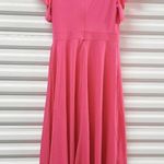 Women's Dress Size Medium Pink Short Sleeve V Photo 1