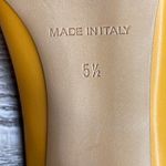 Everlane The Day Leather Heel Size 5.5 Mustard Yellow comfort shoes preppy Photo 9