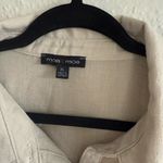 Moa Moa Cream Long Sleeve Button Down Shirt Size XL Photo 4