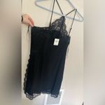 Free People NWT Intimately  Sexy Black Slip Dress Size Fits Medium Tagged Large Photo 5