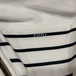 YPB Abercrombie & Finch White and Black Striped Sleeveless Top Size M Size M Photo 3