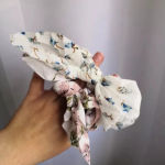 Boutique Pink Flowers Hair Scrunchie & Hair Tie Photo 5