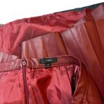 J. Crew Accordion Pleat Faux Leather Midi Skirt A Photo 7