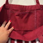 Little Bipsy Burgundy Tote Bag Like New Red Photo 3
