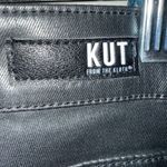 Kut From The Kloth “Mia High Rise Skinny” Button Fly Faux Leather Pants Sz 6 #72 Photo 6