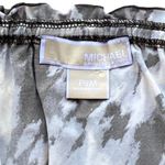 Michael Kors Brown & White Tie Dye On/Off The Shoulders Dress ~ Women's MEDIUM P Photo 5