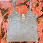 Free People misty blue coquette rose cami Photo 4