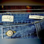 Wonderly Mid-Rise Straight Jeans in Light Wash Size 14R Photo 2