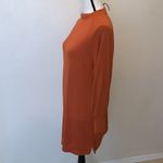 Socialite ribbed burnt orange long sleeve dress Photo 3