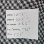 ZARA Black Houndstooth Fitted Cropped Pants Size Small Houndstooth Flare Pants Photo 7