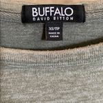 Buffalo David Bitton Women's  Green Soft Rayon Blend Stretch Sweatshirt Pull On Photo 1