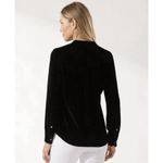 Tommy Bahama NWT  Velvet Sands Silk Blend Black Long Sleeve Shirt Photo 1