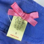 Downeast  Bright Blue Tie Waist A-Line Mini Skirt S Photo 3