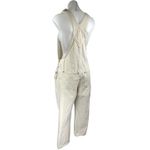 Old Navy Womens Cream Sleeveless Pocket Straight Leg Overall Jumpsuit Size 4 Photo 1