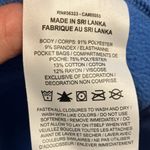 Nike Women small cropped zip up jacket blue Photo 3