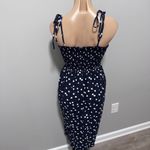 Aerie  Star Smocked Navy White Summer Dress Sun XS Photo 6
