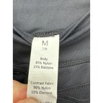 Halara  Womens Black Tie Leg Ballerina Capri Leggings Size M Workout Dance Photo 5