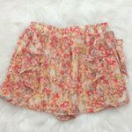 BCBGeneration ‎ abstract floral ruffle tap short Photo 3