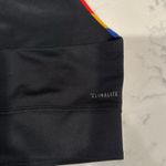 Adidas  x Farm Rio Brilliant Basic Sports Bra Rainbow Stripes Black Photo 3