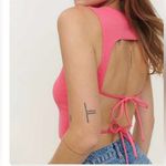 Reformation  Raiden Knit sleeveless tank tie back detail size Large new with tags Photo 1